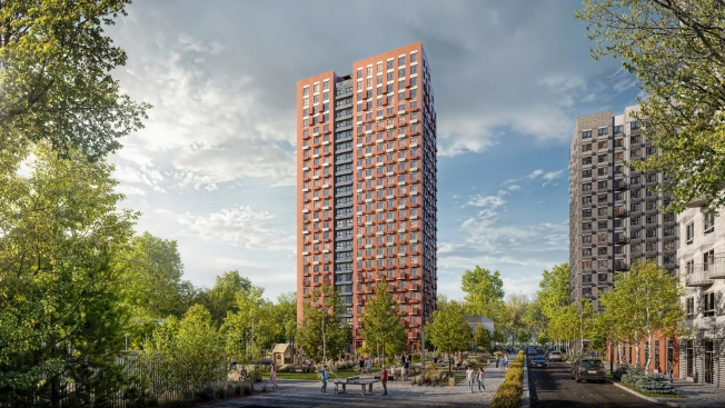 Купить однокомнатную квартиру в новостройках на улице Проектируемый проезд № 6415 в Москве. Вариант № 6149700, 1, площадь - квм, цена 6490000 рублей