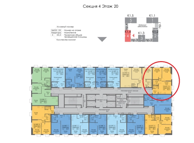Купить квартиру в районе Гольяново в Москве. Вариант № 975356, 2, площадь -  квм, цена 17900000 рублей