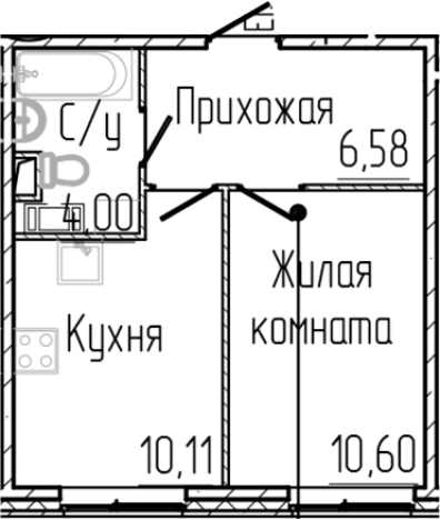 Купить однокомнатную квартиру на вторичке на улице Верная в Сертолове. Вариант № 6058447, 0, площадь -  квм, цена 5991664 рублей