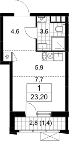 Купить квартиру у метро Прокшино в Москве. Вариант № 3790512, 0, площадь - квм, цена 8805283 рублей