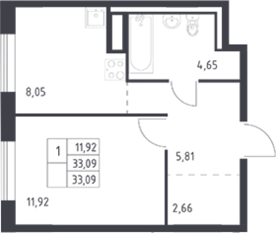 Купить квартиру в ЖК Квартал Лаголово в Ленинградской области. Вариант № 6708115, 0, площадь -  квм, цена 4818500 рублей