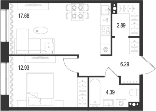 Купить квартиру в новостройках в ЖК Остров первых в Санкт-Петербурге. Вариант № 7260396, 0, площадь -  квм, цена 42059360 рублей