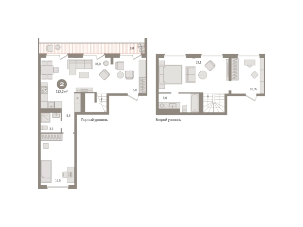 . Вариант № 8496355, 0, площадь - 112.2 квм, цена 19500000 рублей