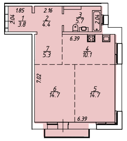Купить квартиру на улице Горького в Иркутске. Вариант № 78053, 0, площадь -  квм, цена 9712000 рублей