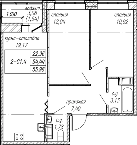 Купить трехкомнатную квартиру в ЖК " Уютный" в Ленинградской области. Вариант № 8063632, 0, площадь -  квм, цена 10474784 рублей