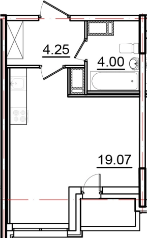 Купить Студию на улице Вадима Шефнера в Санкт-Петербурге. Вариант № 6511217, 0, площадь -  квм, цена 7605500 рублей