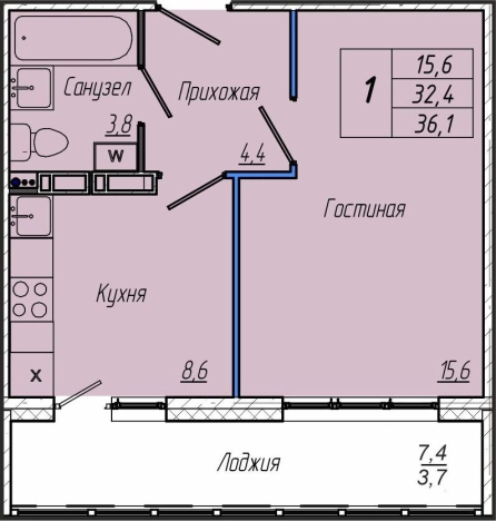 Купить квартиру в новостройках в ЖК Кемерово Сити (Кемерово) в Кемерове. Вариант № 109730, 0, площадь -  квм, цена 5950000 рублей