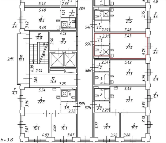 Купить Студию на вторичке у метро Чкаловская в Санкт-Петербурге. Вариант № 8483529, 2, площадь -  квм, цена 13700000 рублей