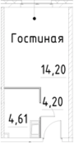 Купить Студию в новостройках на улице проспект Большевиков в Санкт-Петербурге. Вариант № 7596780, 0, площадь -  квм, цена 4975271 рублей
