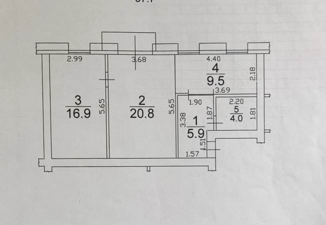Купить двухкомнатную квартиру в Приморском крае. Вариант № 7643199, 3, площадь -  квм, цена 6100000 рублей