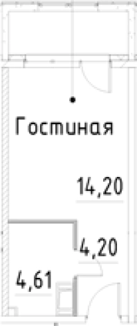 Купить Студию в новостройках на улице проспект Большевиков в Санкт-Петербурге. Вариант № 7596925, 0, площадь -  квм, цена 5263857 рублей