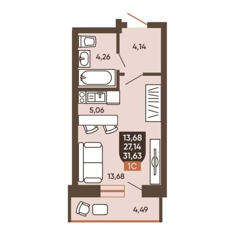 Купить квартиру в ЖК Ермак (Новосибирск) в Новосибирске. Вариант № 8881637, 0, площадь -  квм, цена 4950000 рублей