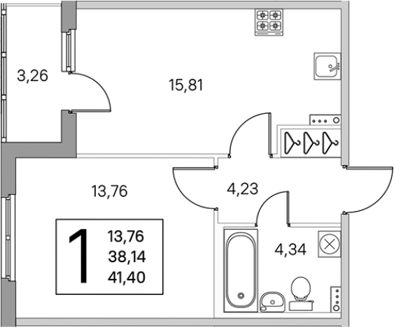 Купить квартиру в новостройках в ЖК Любоград в Стрельне в Санкт-Петербурге. Вариант № 6866165, 0, площадь -  квм, цена 8814154 рублей