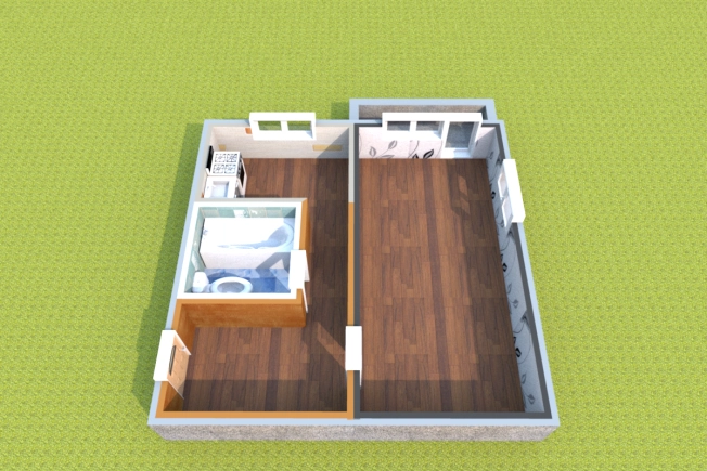 Купить однокомнатную квартиру в Микрорайоне 6А, Ангарск в Ангарске. Вариант № 37694, 7, площадь - квм, цена 3500000 рублей