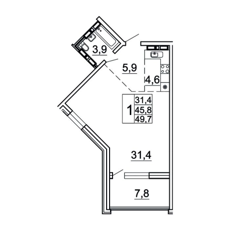 Купить квартиру в новостройках в ЖК Сингапур в Владивостоке. Вариант № 9417159, 0, площадь -  квм, цена 10116191 рублей