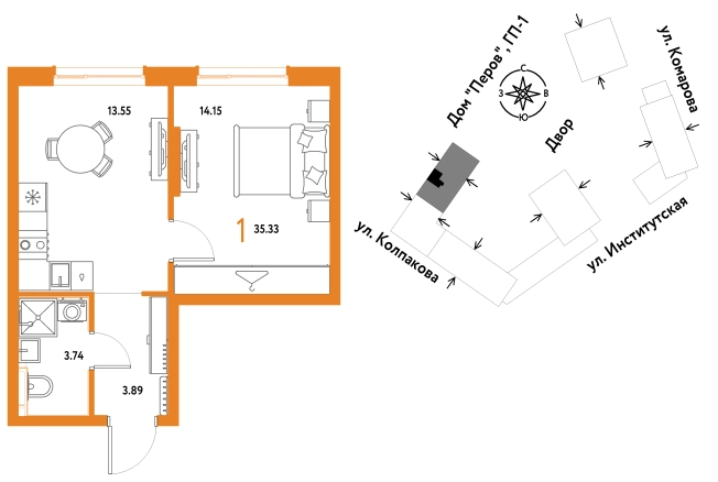 Купить квартиру в ЖК Страна.Парковая в Мытищах. Вариант № 10440420, 0, площадь -  квм, цена 15453333 рублей