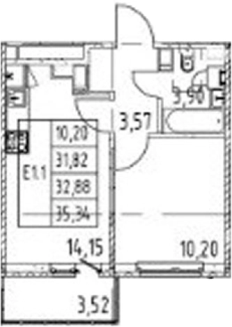 Купить двухкомнатную квартиру в новостройках в ЖК Полис ЛАВрики в Мурине. Вариант № 7267423, 0, площадь -  квм, цена 6252888 рублей