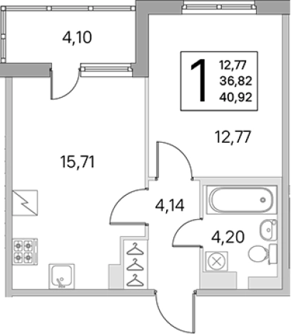 Купить двухкомнатную квартиру в ЖК ЮгТаун. Олимпийские кварталы в Санкт-Петербурге. Вариант № 9638255, 0, площадь -  квм, цена 7960484 рублей