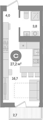 Купить квартиру в ЖК Квартал Издание в Москве. Вариант № 131267, 0, площадь - квм, цена 13200000.0000 рублей
