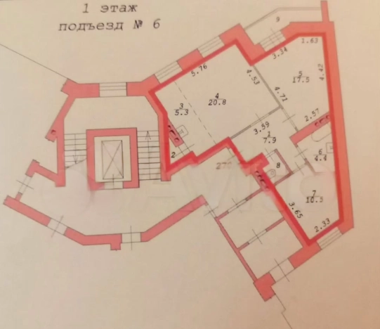 Купить двухкомнатную квартиру на вторичке на улице Заречная в Новосибирске. Вариант № 37520, 19, площадь -  квм, цена 8790000 рублей