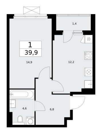 Купить квартиру у метро Бунинская аллея в Москве. Вариант № 489363, 0, площадь -  квм, цена 15469629 рублей