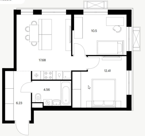 Купить квартиру на улице Шмидта в Улан-Удэ. Вариант № 159829, 0, площадь - квм, цена 8262530 рублей