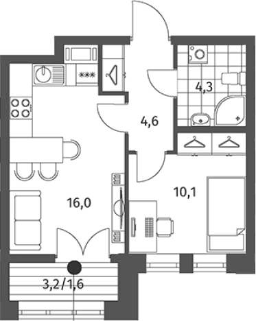Купить квартиру в ЖК NEWПИТЕР в Ленинградской области. Вариант № 5258931, 0, площадь -  квм, цена 6435000 рублей