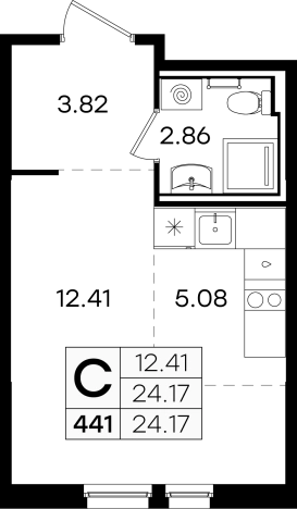 Купить квартиру в ЖК GloraX Новинки в Нижегородской области. Вариант № 137647, 0, площадь -  квм, цена 4109999 рублей