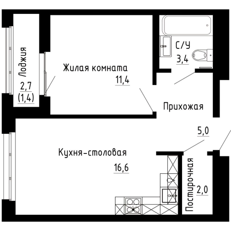 Купить квартиру в новостройках в ЖК "7Я" в Владивостоке. Вариант № 9769318, 0, площадь -  квм, цена 10149000 рублей