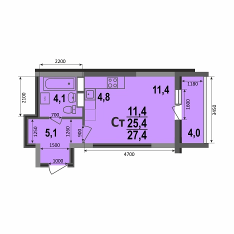 Купить квартиру в новостройках в ЖК "Смоленская 3Б" в смарт-квартале VERIZINO life в Владимире. Вариант № 5252313, 0, площадь -  квм, цена 3514050 рублей