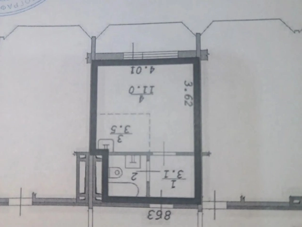 Купить Студию в Микрорайоне Чистая Слобода, Ленинский район в Новосибирске. Вариант № 10465929, 5, площадь -  квм, цена 2200000 рублей