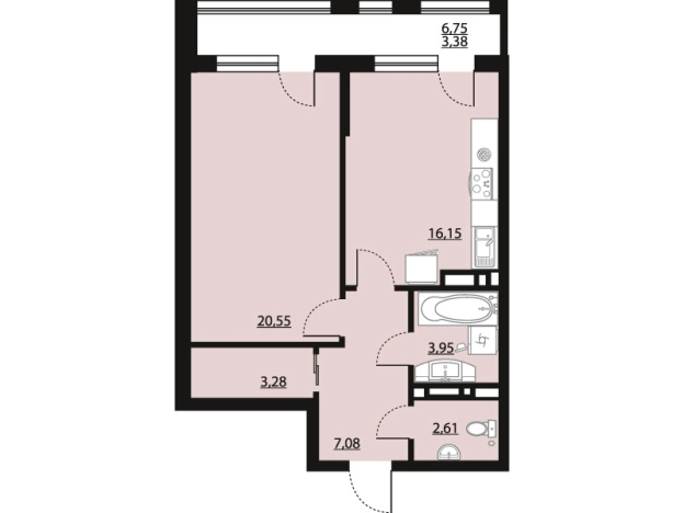 Купить квартиру в новостройках в ЖК Бунин в Воронеже. Вариант № 107103, 0, площадь -  квм, цена 9280740 рублей