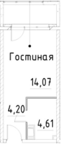 Купить Студию в новостройках на улице проспект Большевиков в Санкт-Петербурге. Вариант № 7596210, 0, площадь -  квм, цена 5234118 рублей
