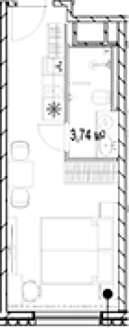 Купить Студию в ЖК SAAN в Санкт-Петербурге. Вариант № 9149202, 0, площадь -  квм, цена 7505920 рублей