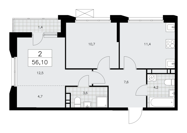 Купить квартиру в ЖК Скандинавия в Москве. Вариант № 142413, 0, площадь -  квм, цена 26409075 рублей