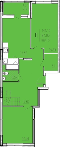 Купить многокомнатную квартиру на улице Студёный Кордон в Пензе. Вариант № 67725, 0, площадь -  квм, цена 15798805 рублей