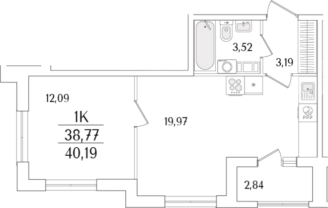 Купить двухкомнатную квартиру в новостройках в ЖК Гранат в Санкт-Петербурге. Вариант № 6258651, 0, площадь -  квм, цена 14570682 рублей