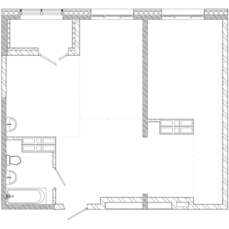 . Вариант № 4137499, 0, площадь - 66.41 квм, цена 12949950 рублей