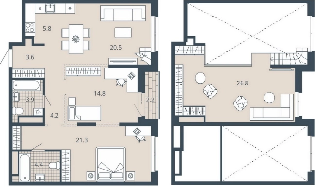 Купить однокомнатную квартиру в ЖК Жилой комплекс "Scala city" в Пензе. Вариант № 95572, 0, площадь -  квм, цена 15695000 рублей