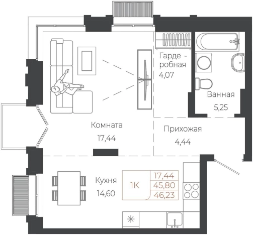 Купить квартиру в Республике Алтай. Вариант № 7629892, 0, площадь -  квм, цена 12667020 рублей