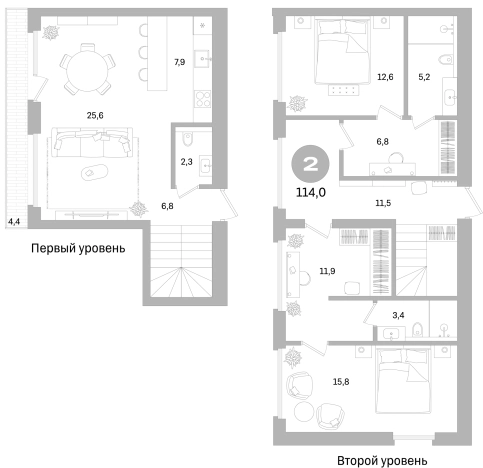 . Вариант № 7783397, 0, площадь - 109.6 квм, цена 43160000 рублей