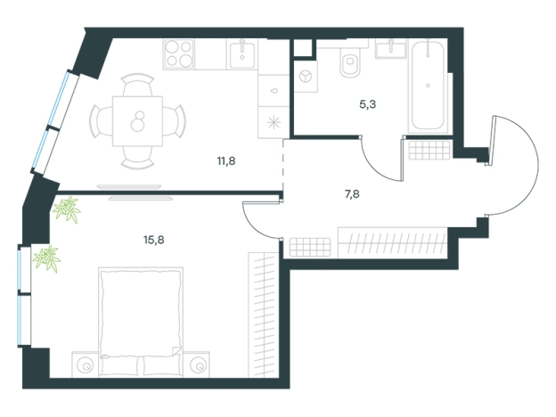 Купить квартиру в новостройках у метро Мичуринский проспект в Москве. Вариант № 1066303, 0, площадь -  квм, цена 34484456 рублей