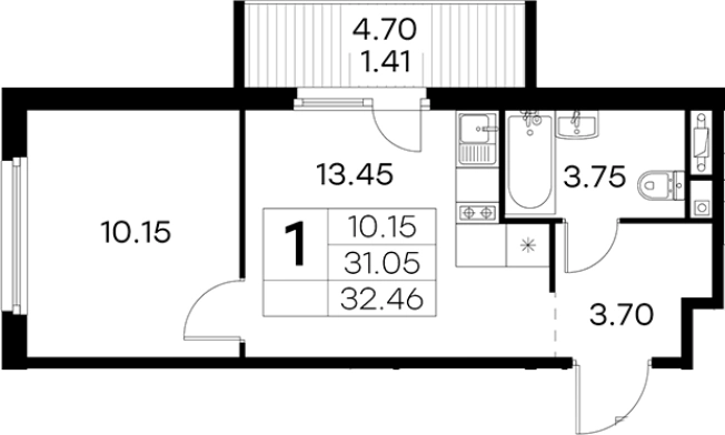 Купить однокомнатную квартиру в новостройках у метро Парнас в Санкт-Петербурге. Вариант № 4807745, 0, площадь -  квм, цена 6839999 рублей