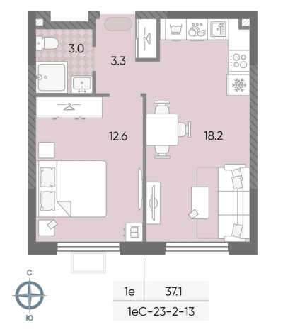 Купить квартиру в районе Солнцево в Москве. Вариант № 10061316, 0, площадь - квм, цена 14486066 рублей