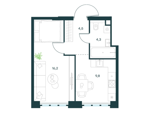 Купить квартиру в ЖК Level Южнопортовая в Москве. Вариант № 156947, 0, площадь -  квм, цена 25838263 рублей