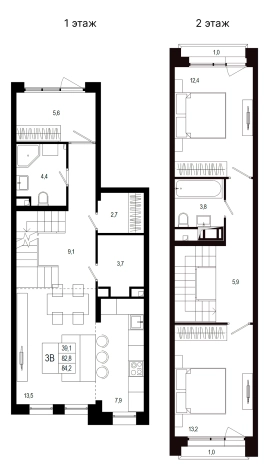 Купить трехкомнатную квартиру в Подольске. Вариант № 120225, 0, площадь -  квм, цена 18198668 рублей