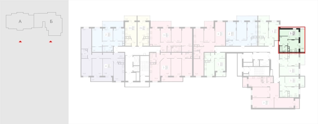 Купить однокомнатную квартиру в новостройках в Владимирской области. Вариант № 93536, 1, площадь -  квм, цена 5558000 рублей