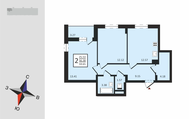 Купить квартиру в новостройках в ЖК Дом на Мира в Владимире. Вариант № 108674, 0, площадь -  квм, цена 8649250 рублей