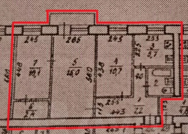 Купить трехкомнатную квартиру в Новосибирске. Вариант № 4869331, 7, площадь -  квм, цена 4600000 рублей