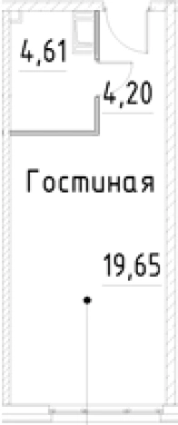 Купить Студию в новостройках на улице проспект Большевиков в Санкт-Петербурге. Вариант № 7596716, 0, площадь -  квм, цена 5844860 рублей